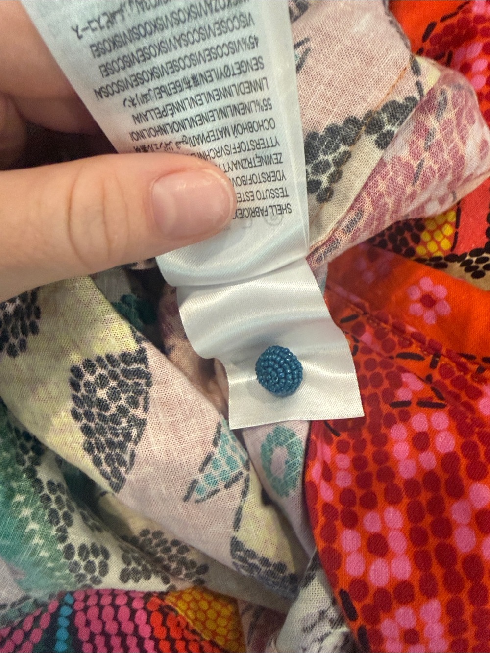 FARM Rio dotted patchwork Midi Dress - Picture 13 of 15